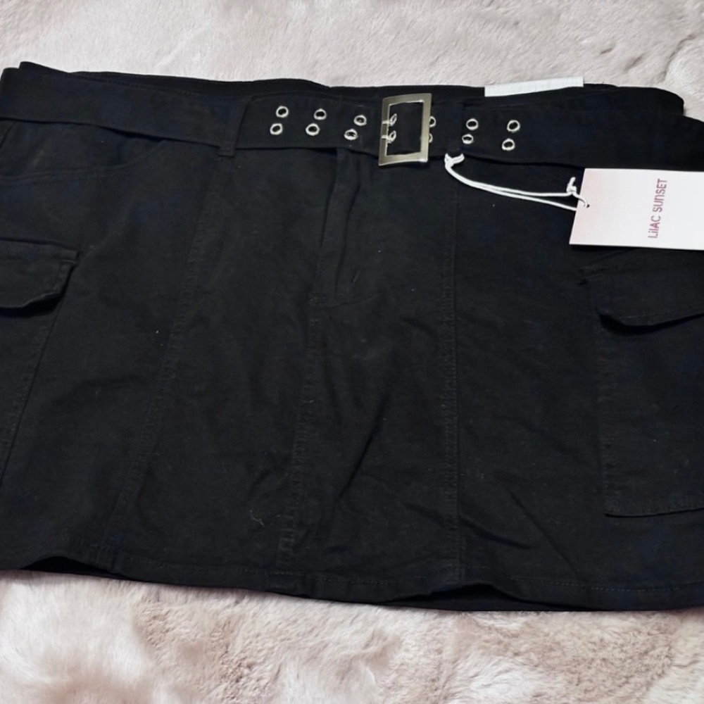 Lilac Sunset Women’s Skorts Black Size 22 NWT